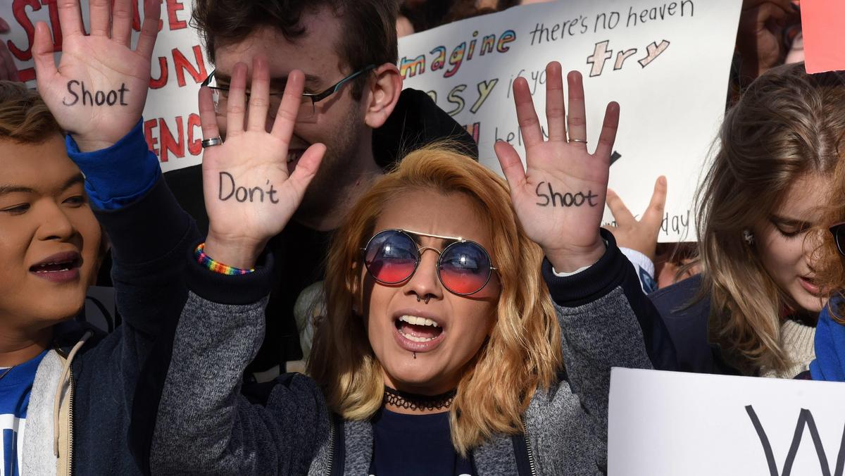 Activists, survivors and celebrities attend the first-ever March for Our Lives - DC