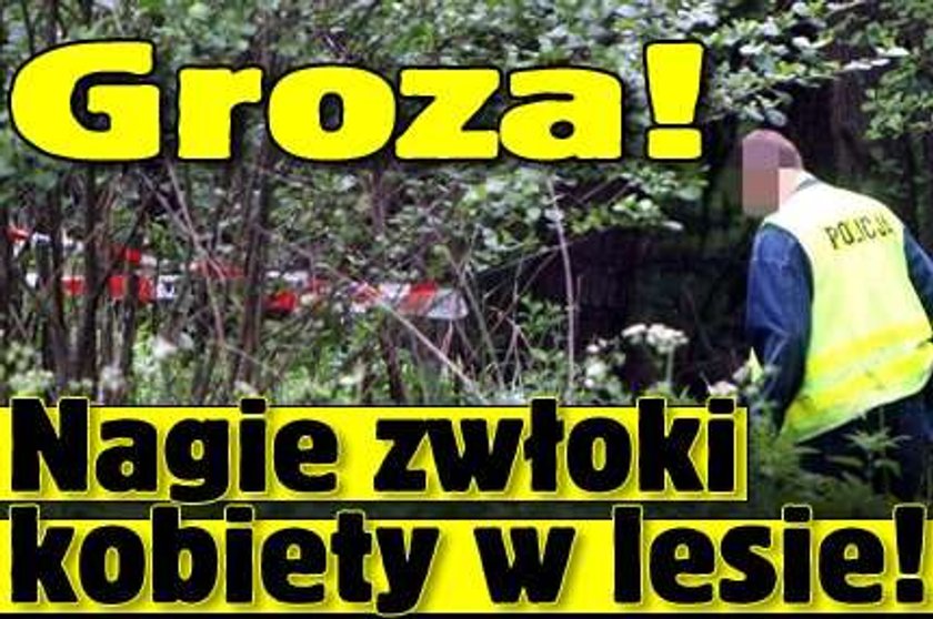 Groza! Nagie zwłoki kobiety w lesie!