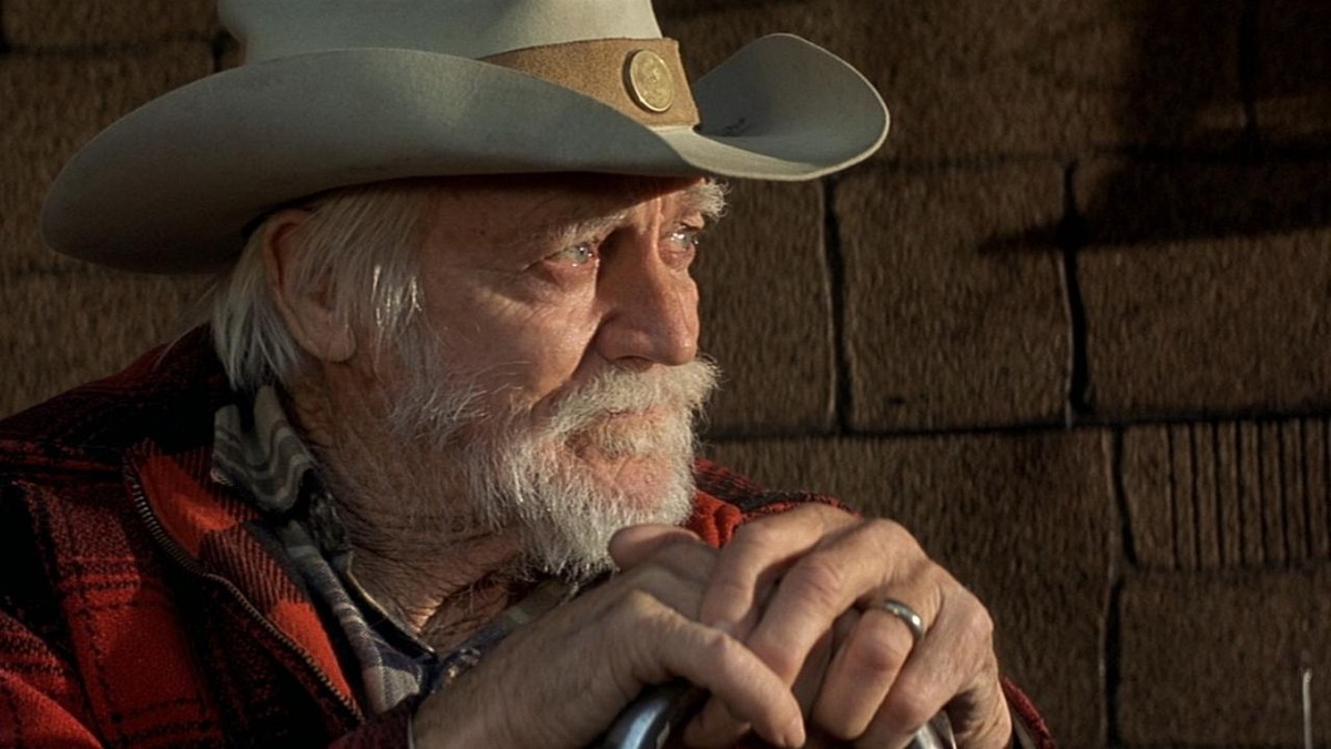 Richard Farnsworth w filmie "Prosta historia"