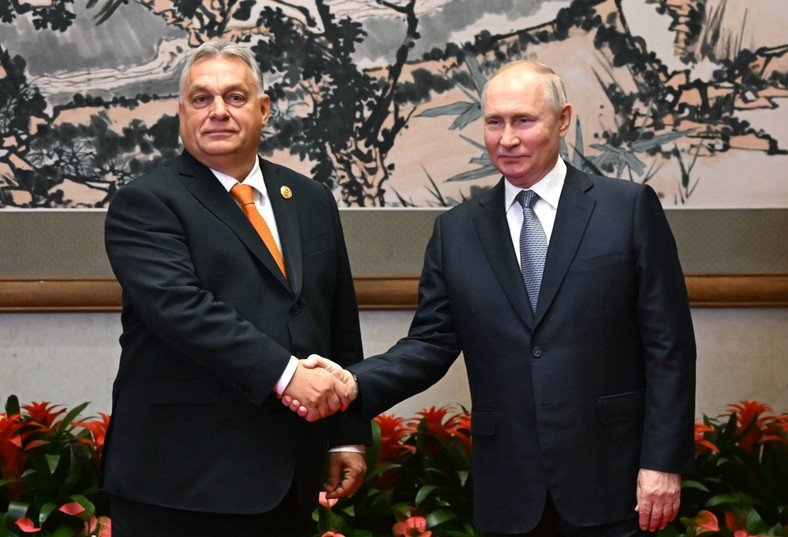 Viktor Orban i Władimir Putin. Pekin, 17 października 2023 r.