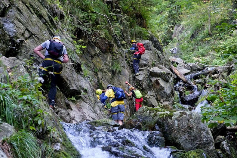 Ferrata HZS - początek trasy