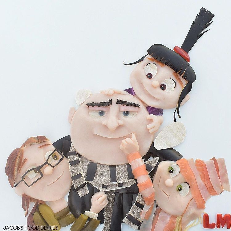 Gru, Agnes, Margo, Edith