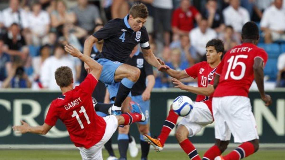 Anglicy wygrali w Oslo z Norwegami 1:0 (1:0) w meczu towarzyskim przed Euro 2012.