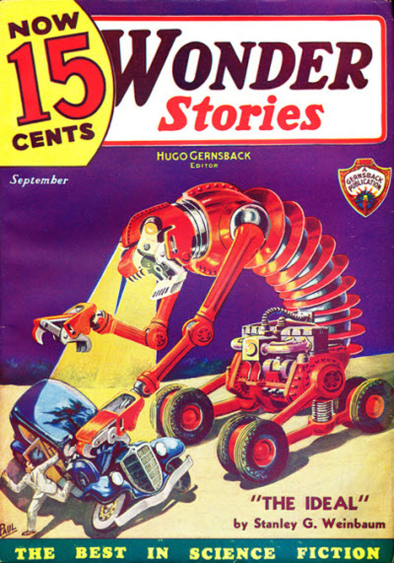 Stanley F. Weinbaum pisywał głównie opowiadania do tanich magazynów s-f, jak Wonder Stories