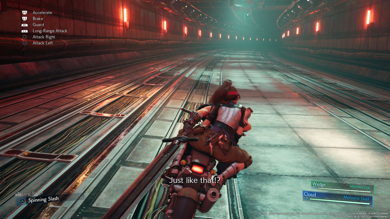 Final Fantasy VII Remake - screenshot z wersji na PlayStation 4