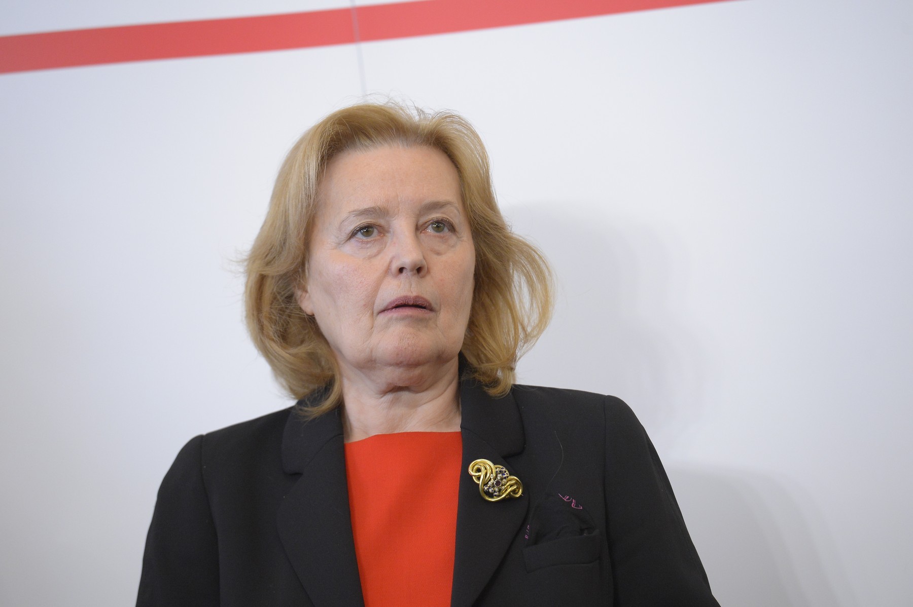 Bývalá herečka, diplomatka a politička Magda Vášáryová.