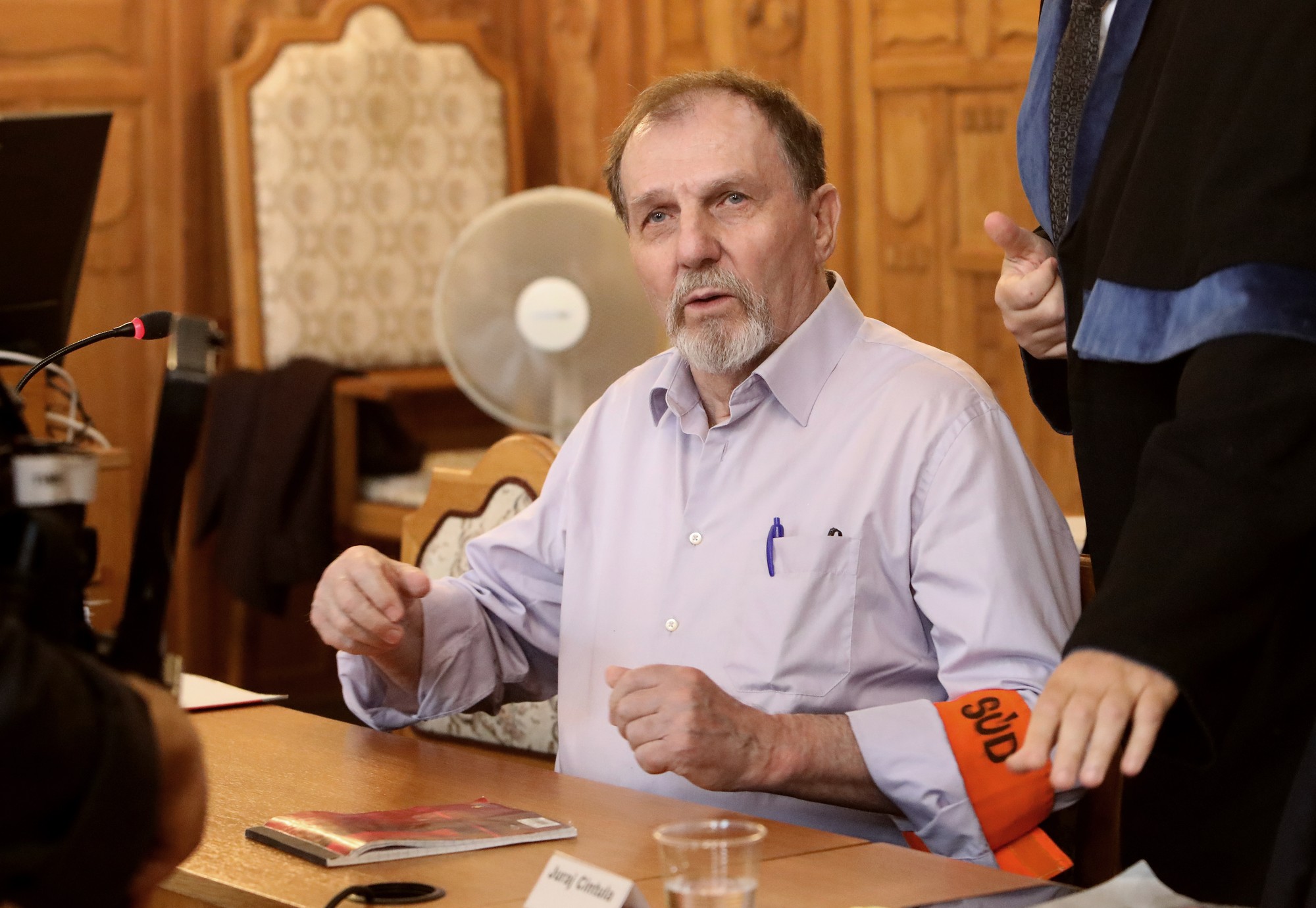 Obžalovaný pre obzvlášť závažný zločin teroristického útoku spáchaný na chránenej osobe Juraj Cintula.
