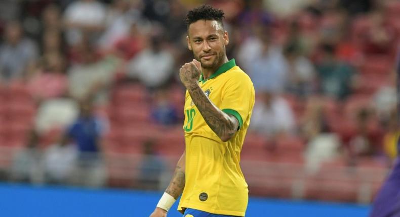Neymar, 27, became the youngest player to reach 100 caps for Brazil as they drew 1-1 with Senegal