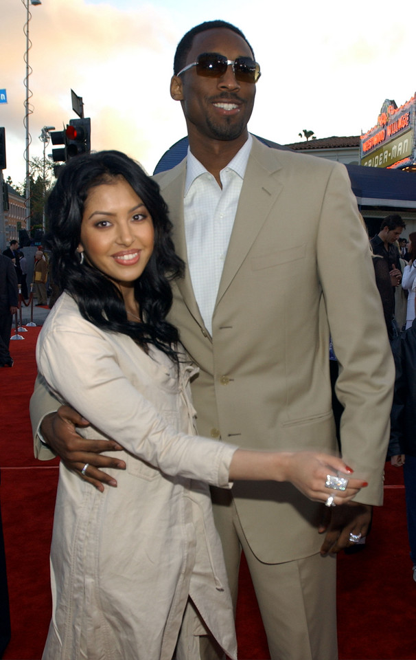 Kobe Bryant i Vanessa Bryant w 2002 roku