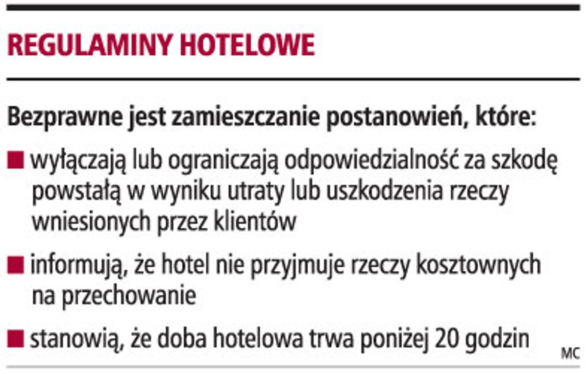 Regulaminy hotelowe