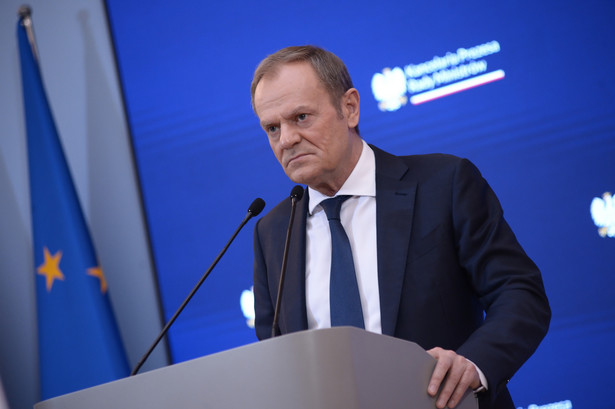 Donald Tusk mówił podczas konferencji o sprawie Kamińskiego i Wąsika