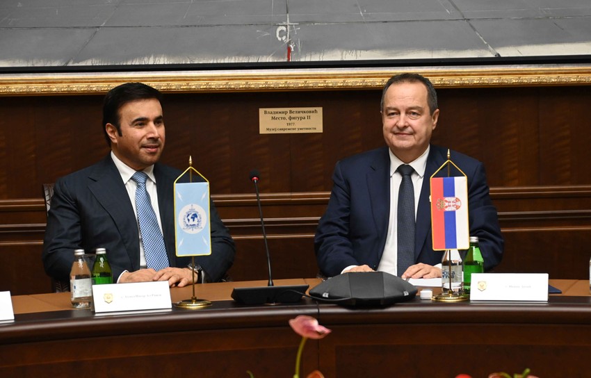 Ivica Dačić ugostio je u Beogradu predsednika Interpola Ahmeda Nasera Al Rasija