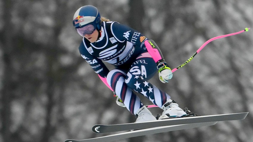 Američka veteranka Lindzi Von, koja ima 41 godinu, uprkos povredi neposredno pred ZOI, nada se novoj medalji | Foto: Getty Images