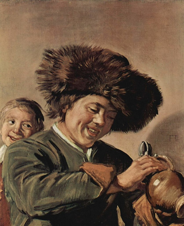 Frans Hals - "Two Laughing Boys With a Mug of Beer" (1626)