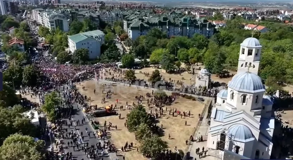 Sahrana Ratka Mladića, crkva Svetog apostola Luke na Vidikovcu 