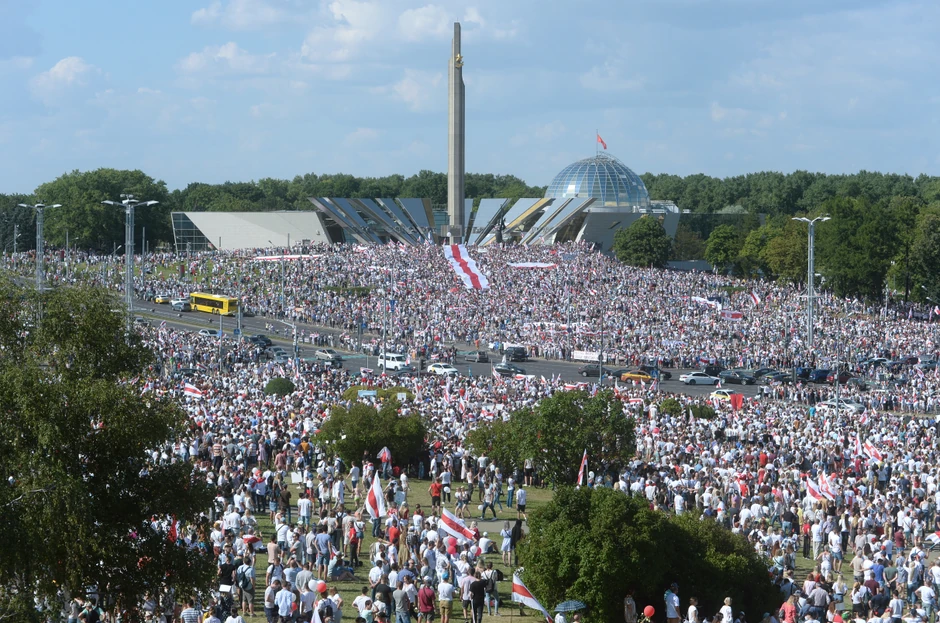 Minsk protest Belorusija