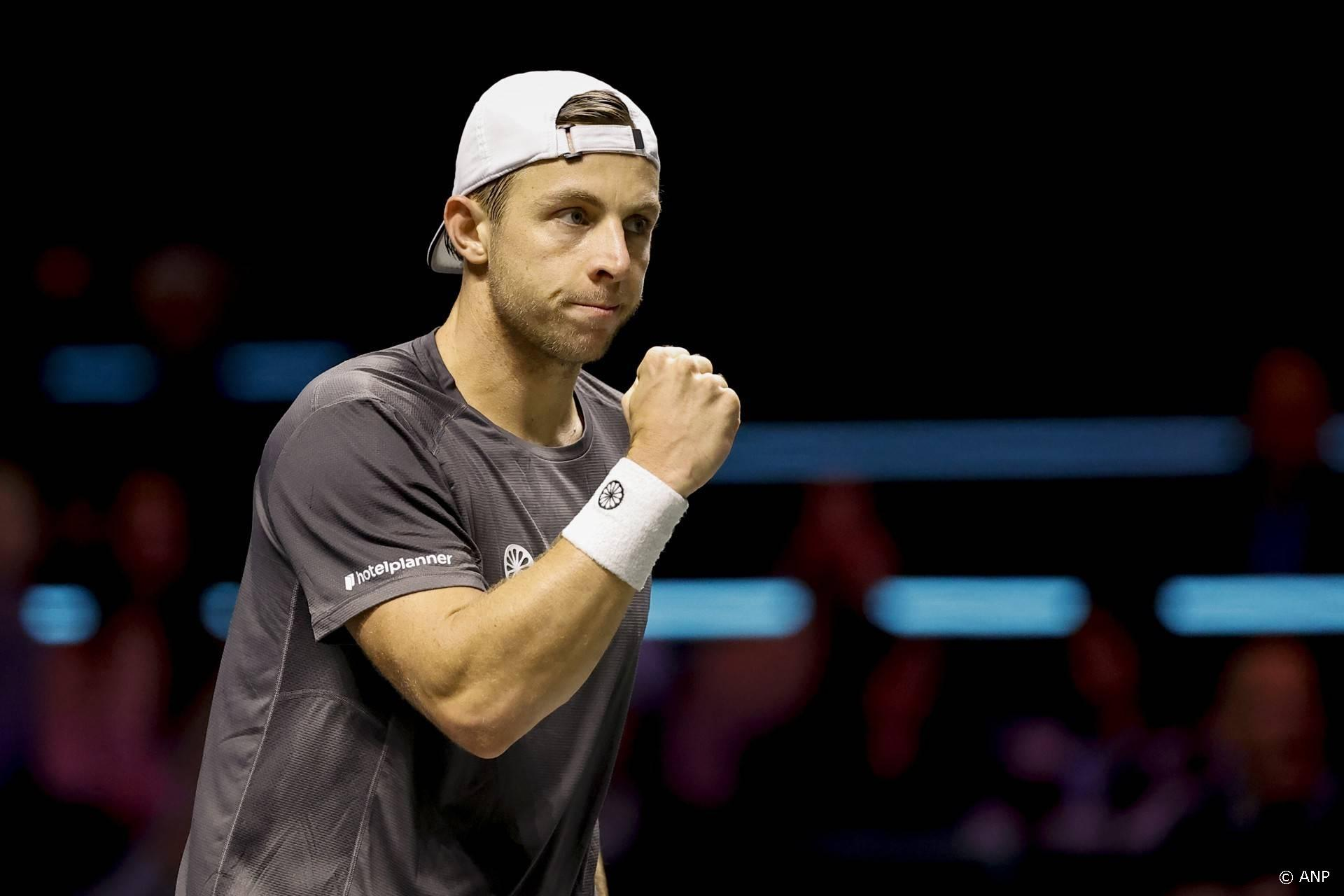 Tweemaal 6-4: Griekspoor klopt Mpetshi Perricard in Rotterdam