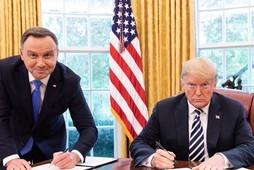 Andrzej Duda i Donald Trump 