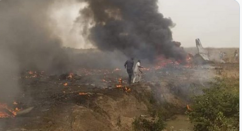 PLANE CRASH near Abuja Airport