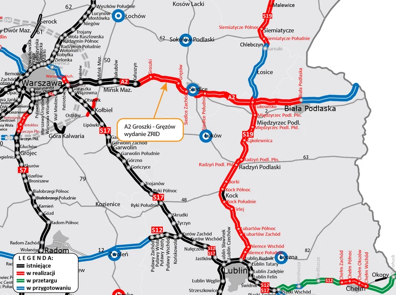 Można budować kolejny odcinek autostrady A2 pomiędzy Mińskiem Mazowieckim a Siedlcami