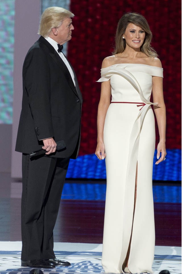 Donald Trump, Melania Trump beiktatás