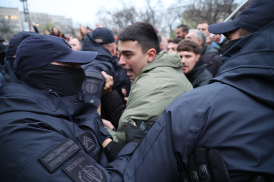Protest ispred Rektorata