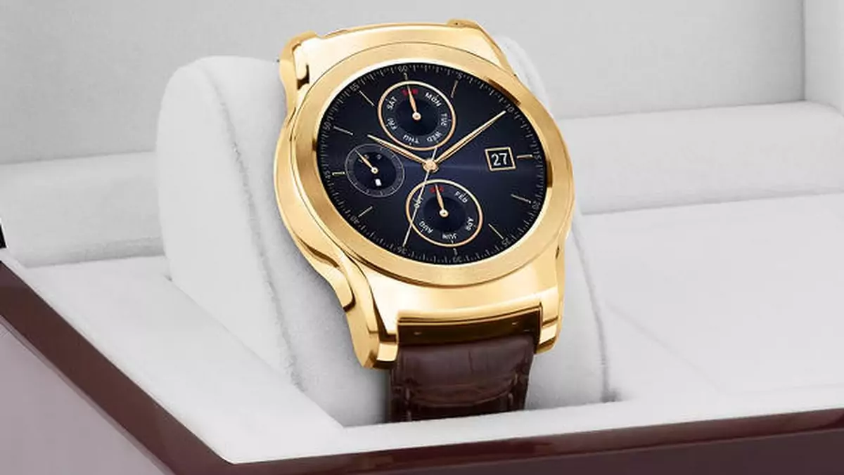 LG Watch Urbane Luxe z 23-karatowego złota oficjalnie