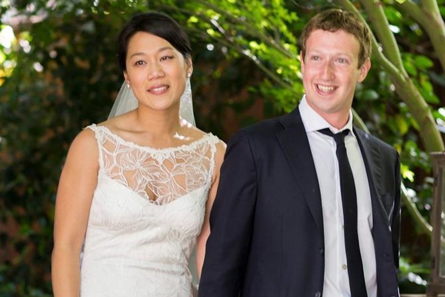 Mark Zuckerberg s´lub