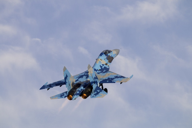 Su-27, najnowszy z samolotów, którymi dysponuje ukraińskie lotnictwo wojskowe
