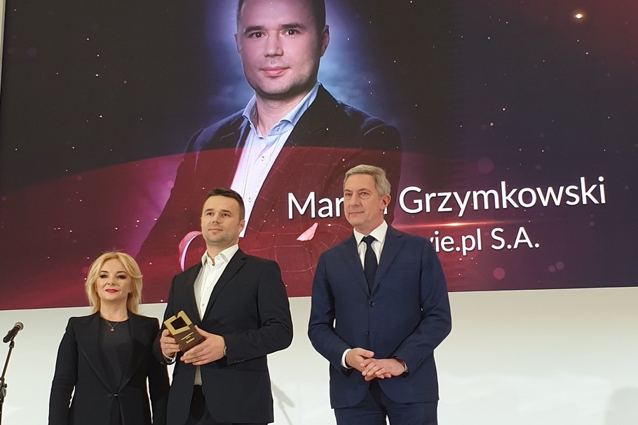 Przedsiębiorcą roku magazynu „Forbes” został Marcin Grzymkowski, twórca sklepu eobuwie.pl