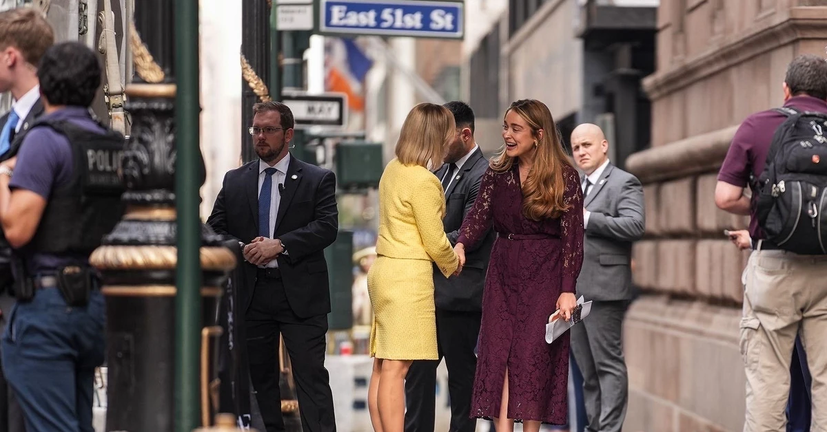Marta Nawrocka w Nowym Jorku. Bawiła się na bankiecie u Melanii Trump [FOTO]