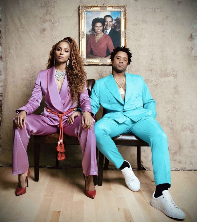 Ciara és Russell Wilson halloweeni jelmezben