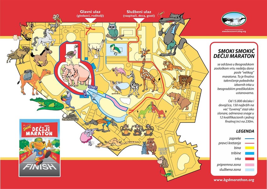 Staza kojom će trčati mališani