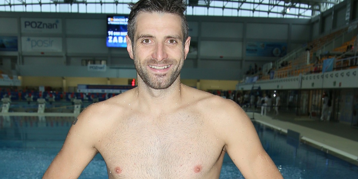 Maciej Dowbor w Celebrity Splash