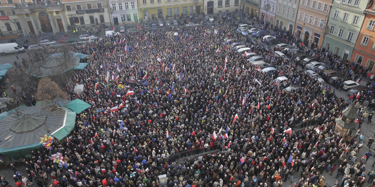 Protest studentów