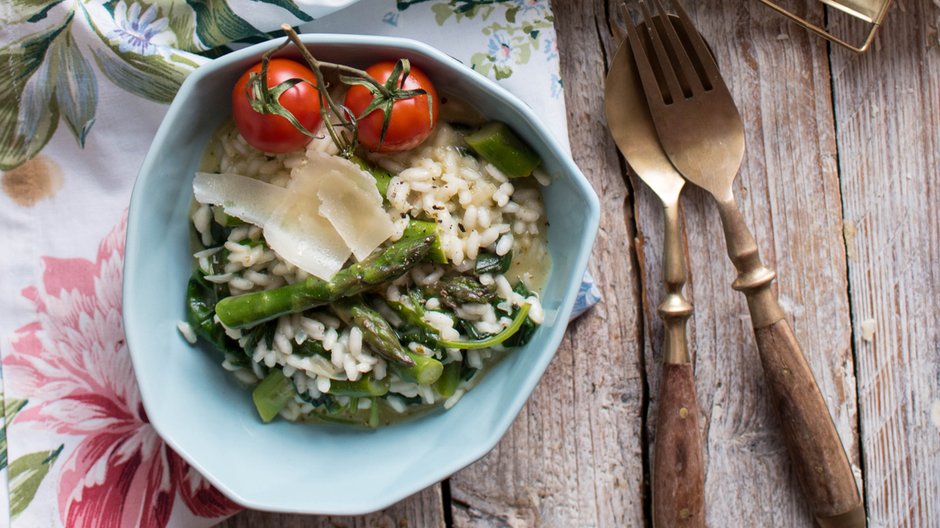 Klasyka włoskiej kuchni - risotto ze szparagami