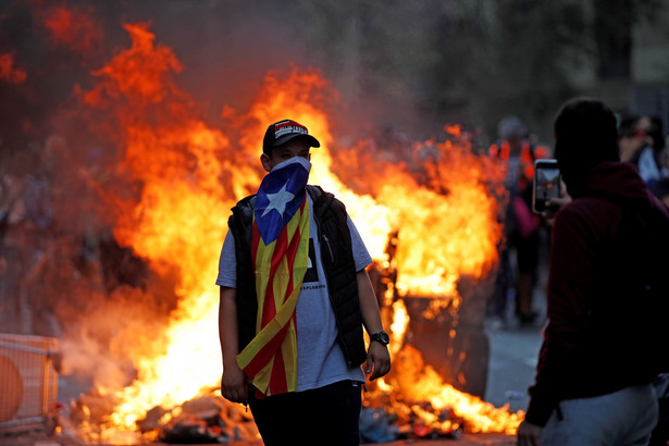 Protesty w Barcelonie
