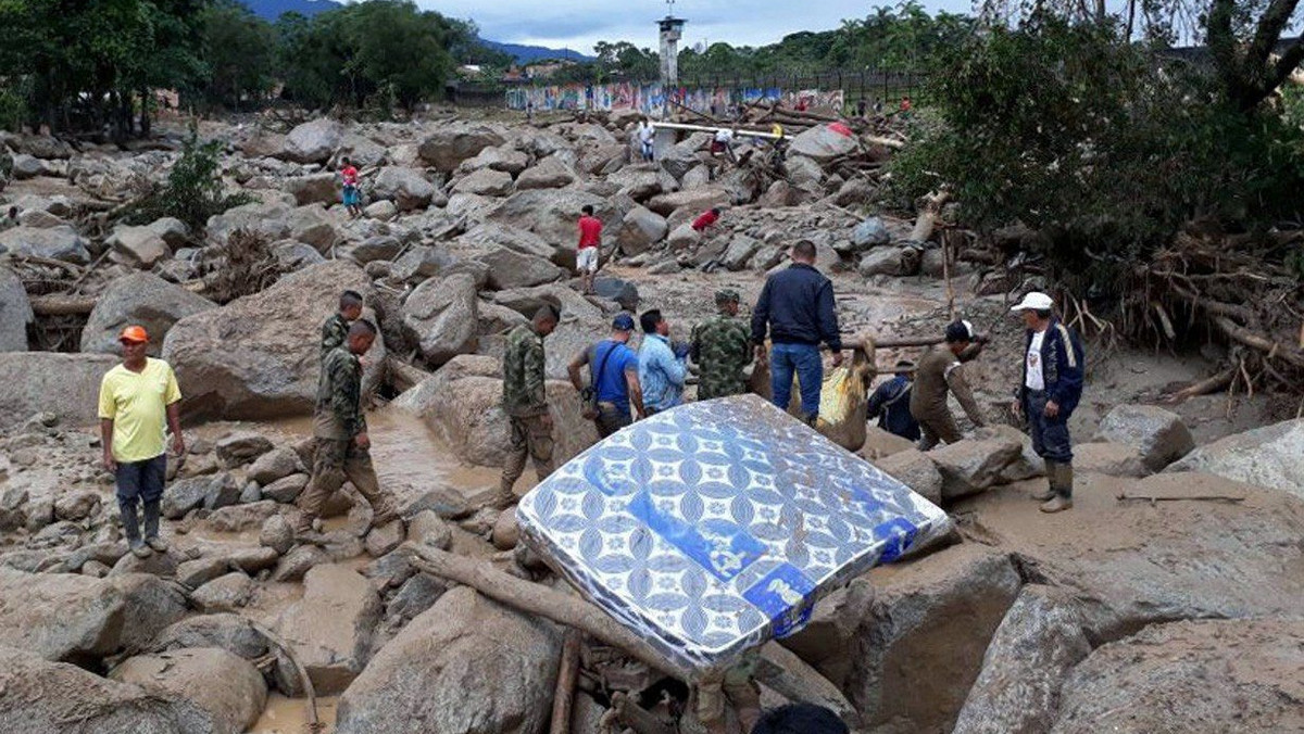 COLOMBIA LANDSLIDE (At least 15 people dead after a landslide in Mocoa)