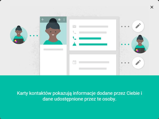 Niebawem kontakty Google zyskają nowe funkcje, które mają ułatwić szybkie przekazywanie, wyszukiwanie informacji i wygodne kontakty ze znajomymi. Poniżej link do wersji próbnej nowych kontaktów