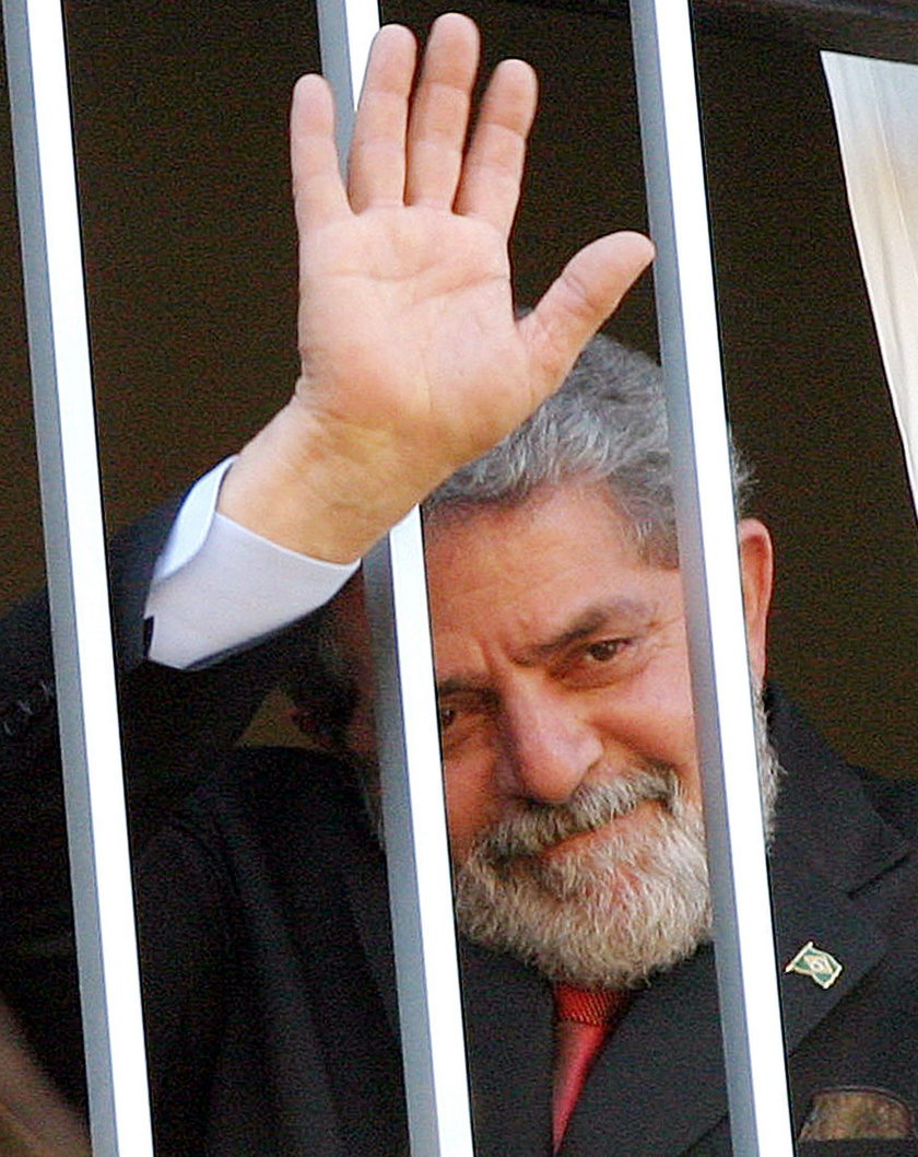 Former Brazilian President Luiz Inacio Lula da Silva gestures during the inauguration of the new Nat