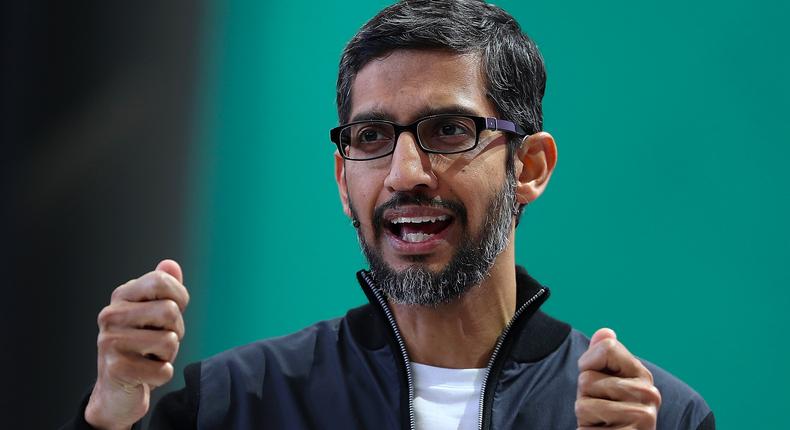 Google CEO Sundar Pichai.