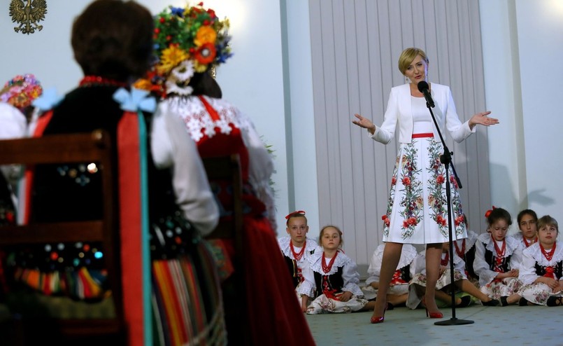 Agata Kornhauser-Duda i Koło Gospodyń Wiejskich