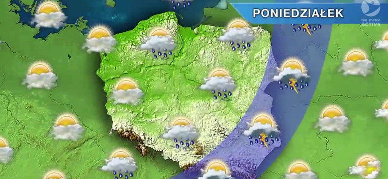 Poniedziałek słoneczny tylko na zachodzie. Będzie ciepło. PROGNOZA POGODY