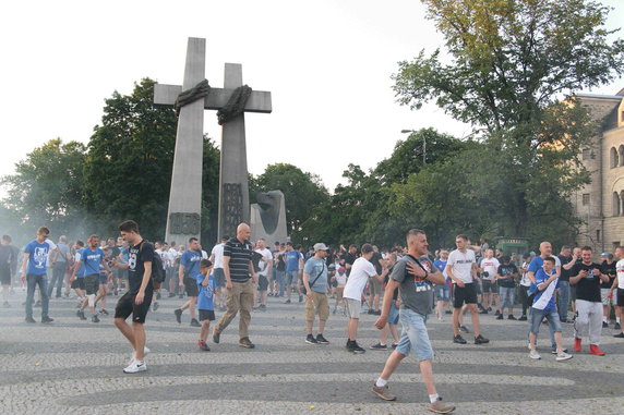 Kibice Lecha Poznań także upamiętnili Poznański Czerwiec'56 fot. Codzienny Poznań / S. Toroszewska