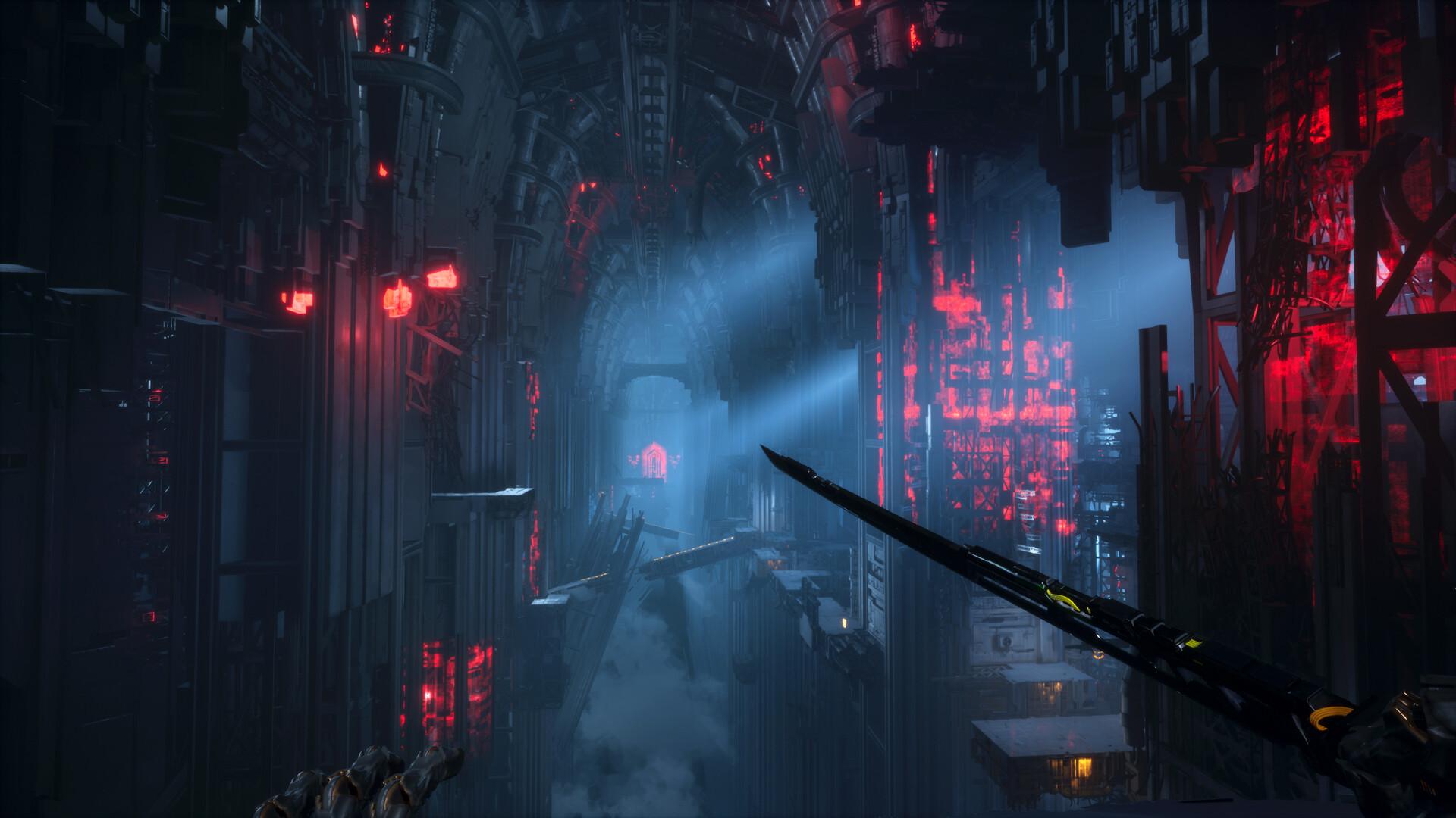 Oficiálny obrázok z hry Ghostrunner 2.