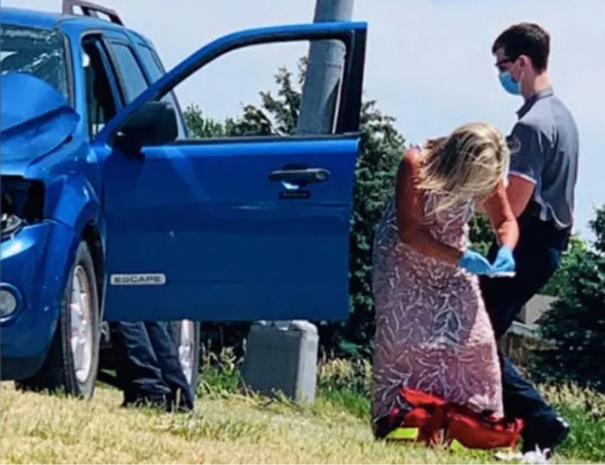 Džodi u trenutku spasavanja