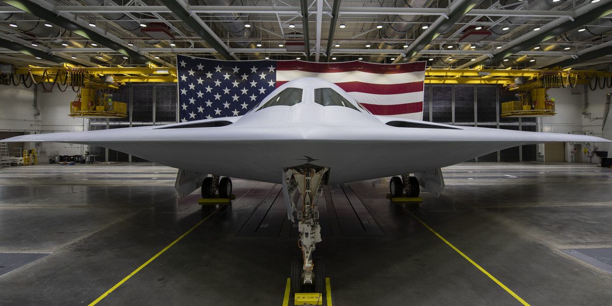 Nowy amerykański bombowiec B-21 Raider.