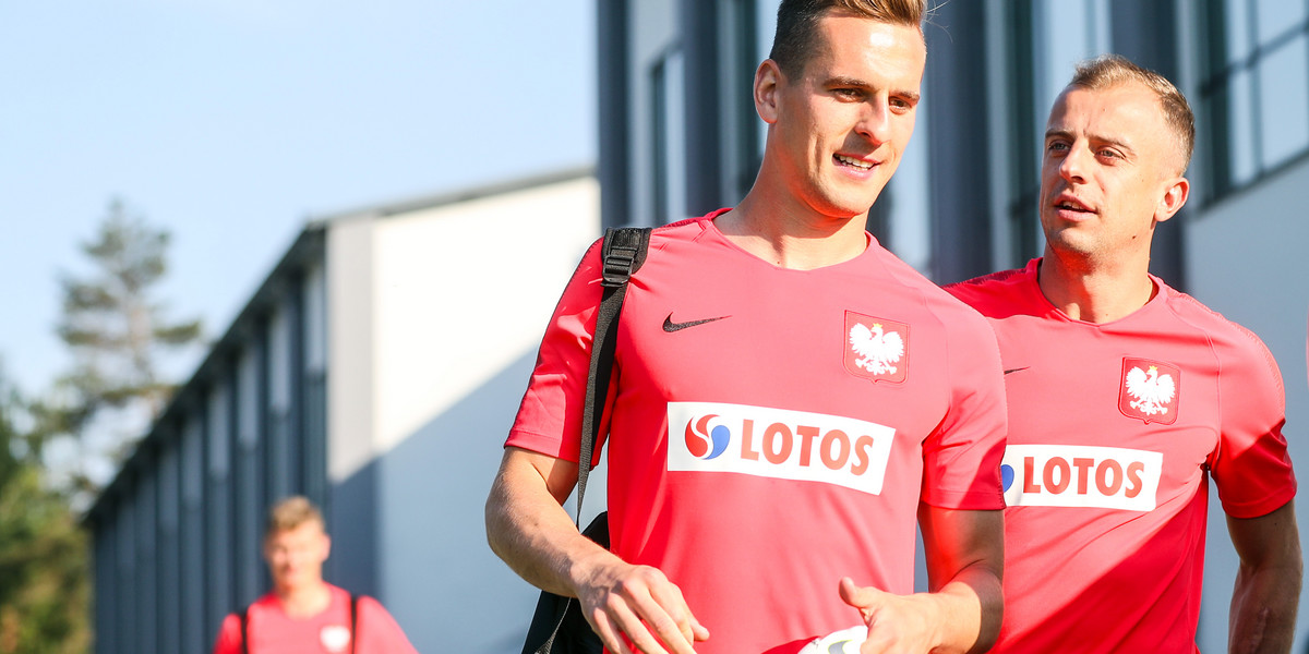 Arkadiusz Milik i Kamil Grosicki nie spotkali się na zgrupowaniu reprezentacji Polski przed Euro 2020