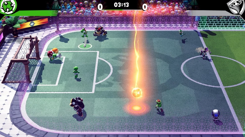 Mario Strikers - screenshot z gry (wersja na Nintendo Switch)