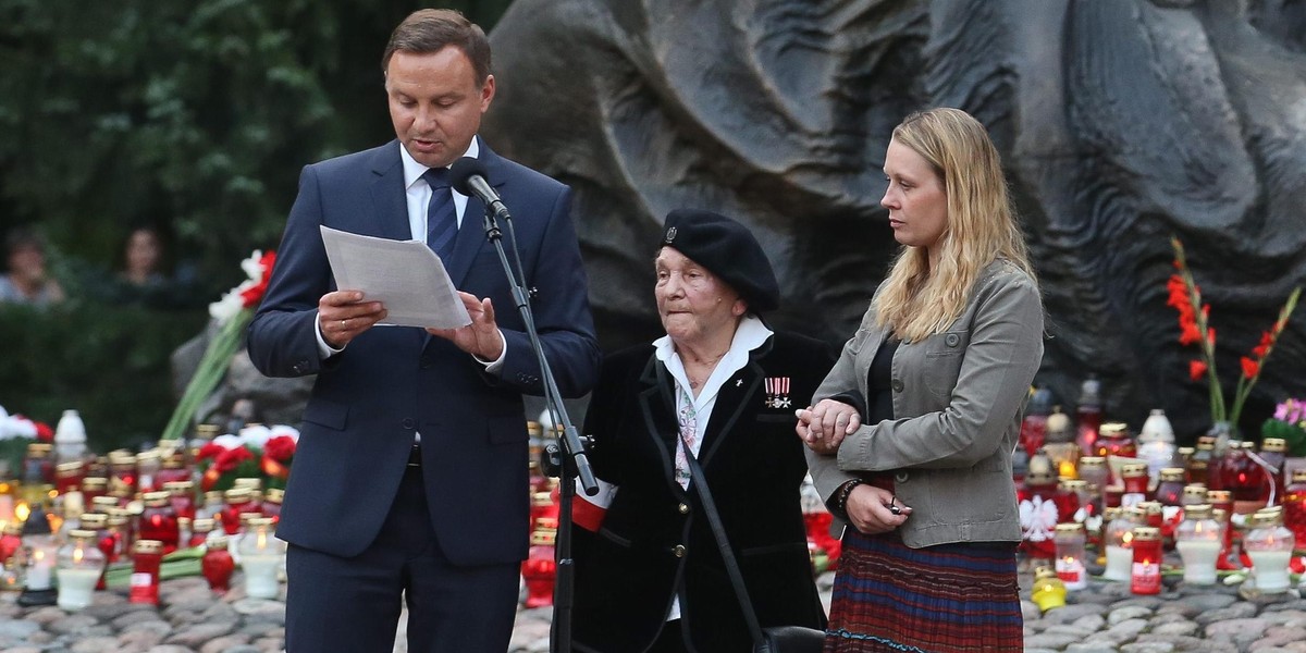 Prezydent Duda pomógł weterance Powstania